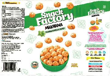 Snack Factory-pudina Masala Twist Device mark 3842773 Trademark