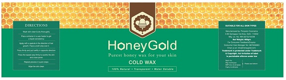 Honey Gold Cold Wax Device mark 3836173 Trademark