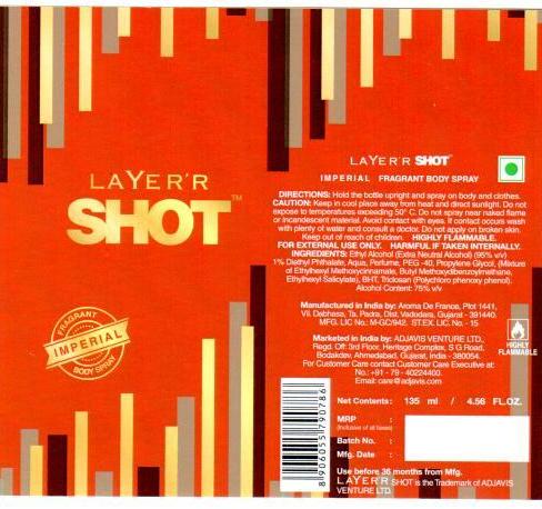 Layer'r Shot Imperial Device mark 3844324 Trademark