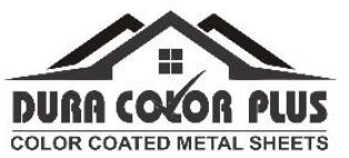 Dura Color Plus - Color Coated Metal Sheets Device mark 3845800 Trademark