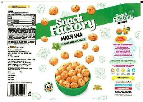 Snack Factory-pudina Masala Twist Device mark 3838633 Trademark