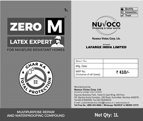 Zero M Latex Expert Nuvoco Device mark 3864528 Trademark