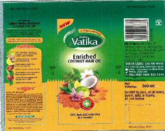 Vatika Enriched Coconut Hair Oil Device mark 3853851 Trademark