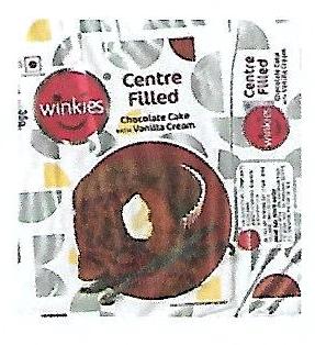 Centre Filled (chocolate) Device mark 3853883 Trademark