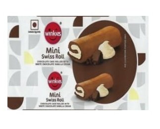 Winkies- Mini Swiss Roll Device mark 3853876 Trademark