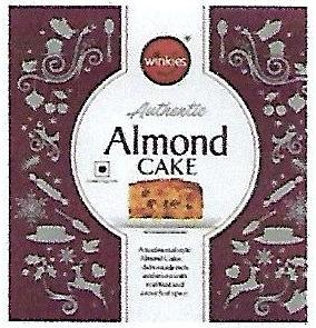 Winkies - Authentic Almond Cake Device mark 3853875 Trademark