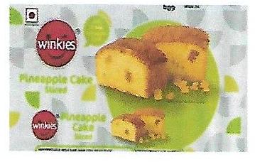 Winkies Pineapple Sliced Cake Device mark 3854846 Trademark