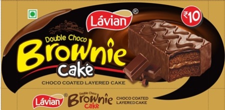 Lavian Double Choco Brownie Cake Device mark 3869196 Trademark