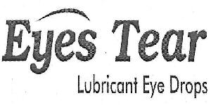 Eyes Tear Lubricant Eye Drops Device mark 3857535 Trademark