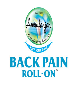 Amrutanjan Back Pain Roll-on Label Device mark 3858527 Trademark