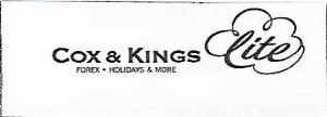 Cox & Kings Lite Device mark 3871222 Trademark