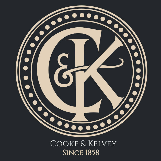 C&k Cooke & Kelvey, Since 1858 Logo Device mark 3859641 Trademark