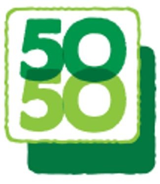 50 50 (label) Device mark 3872227 Trademark