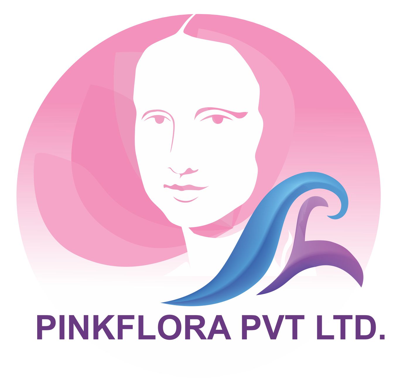 Pinkflora Private Limited Along With Image Of Lady With Unique Logo Device mark 3877220 Trademark