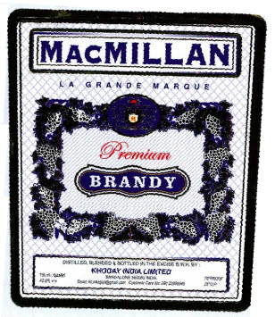 Macmillan Premium Brandy Device mark 3895230 Trademark