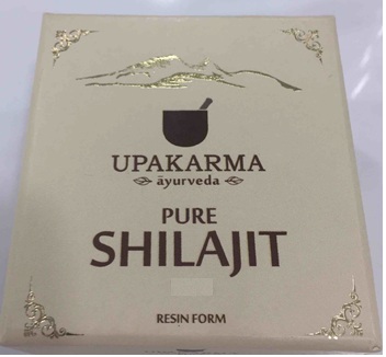 Upakarma Ayurveda - Pure Shilajit - Resin Form Device mark 3878161 Trademark