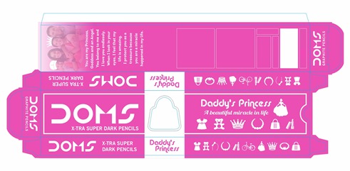 Doms Daddy's Princess Pencil Carton (label) Device mark 3878655 Trademark
