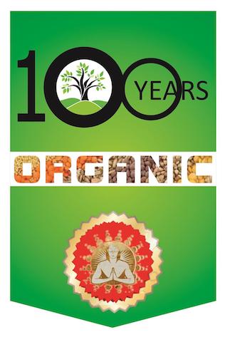 100 Years Organic (label) Device mark 3880400 Trademark