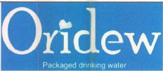 Oridew Packaged Drinking Water Device mark 3884600 Trademark