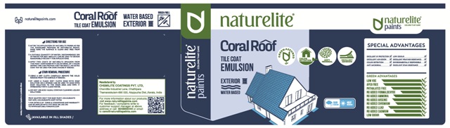 Naturelite Coral Roof Tile Coat Emulsion Device mark 3909685 Trademark
