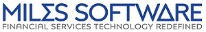 Miles Software ( Logo) With Tagline- Financial Services Technology Redefined. Device mark 3885932 Trademark