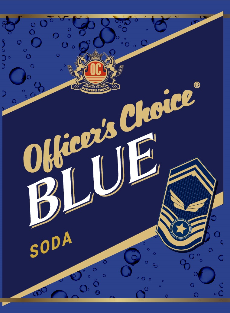 Officer's Choice Blue Soda Device mark 3886826 Trademark