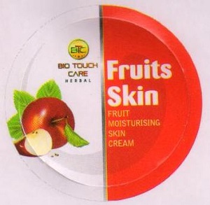 Bio Touch Care Herbal Fruits Skin With Logo Device mark 3888182 Trademark