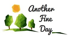 Words "another Fine Day" Written In A Stylized Manner With Scenic Trees And The Sun In The Background Device mark 3922665 Trademark