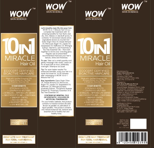 Wow Skin Science 10 In 1 Miracle Hair Oil Device mark 3942002 Trademark