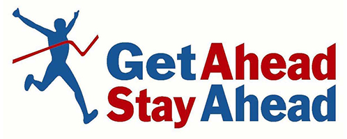 Get Ahead Stay Ahead (label) Device mark 3962184 Trademark