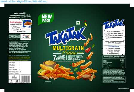 Takatak (label) Device mark 3944869 Trademark