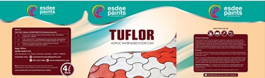 Esdee Paints Tuflor Device mark 3934378 Trademark