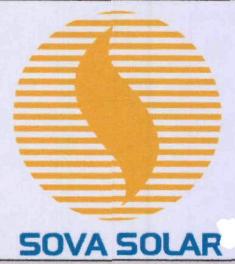 Sova Solar Device mark 3950808 Trademark