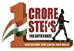 1 Crore Steps For Safer Roads Device mark 3973946 Trademark