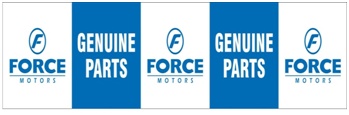 Force Motors With F Logo Genuine Parts Device mark 3978540 Trademark