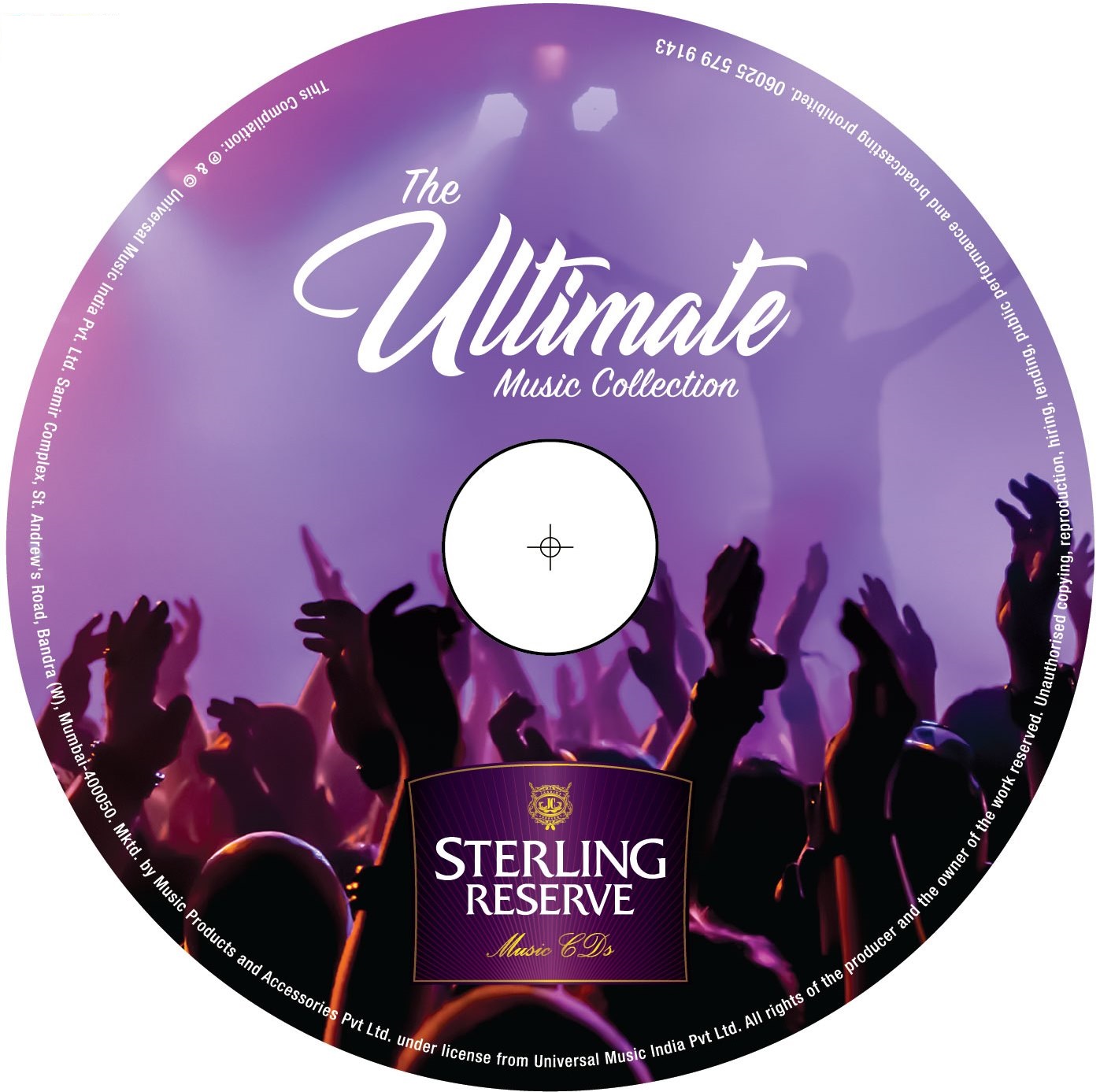 The Ultimate Music Collection- Sterling Reserve Music Cds Device mark 3986148 Trademark