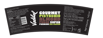 Vadilal Gourmet Pistachio Almond Fudge Device mark 3989905 Trademark