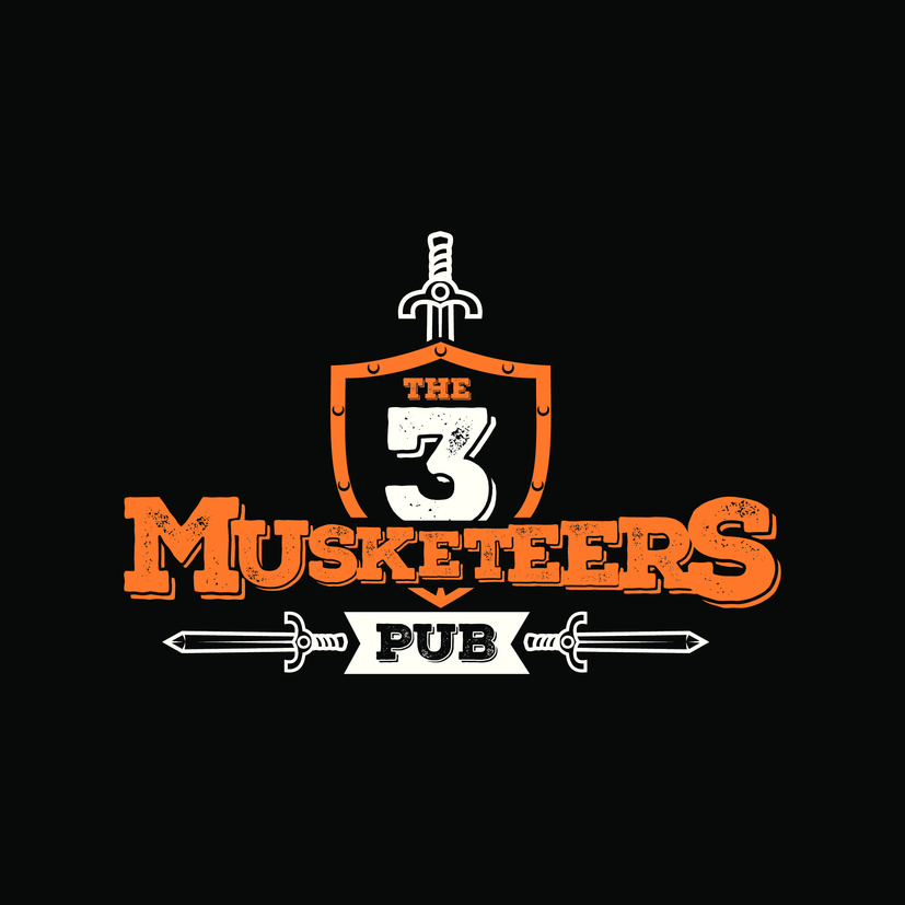 The 3 Musketeers Pub Device mark 3996417 Trademark