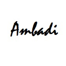 Ambadi In Stylised Script Device mark 4002115 Trademark