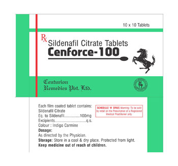 Cenforce-100 Label Device mark 4003922 Trademark
