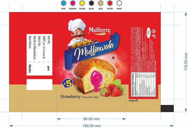 Mulberry Muffinwala (label) Device mark 4022482 Trademark