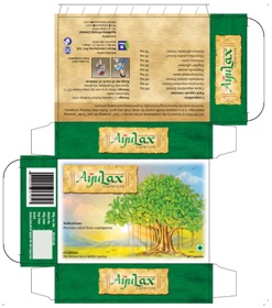 Ayulax (label Mark) Device mark 4034741 Trademark