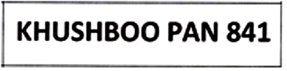 Khushboo Pan 841 Device mark 4076238 Trademark