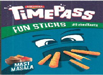 Britannia Time Pass Fun Sticks (label) Device mark 4087151 Trademark