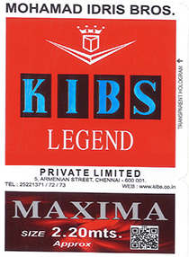 Label Of Kibs Legend Maxima Device mark 4098989 Trademark