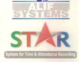 Alif Systems Star System For Time & Attendance Recording Device mark 4111118 Trademark