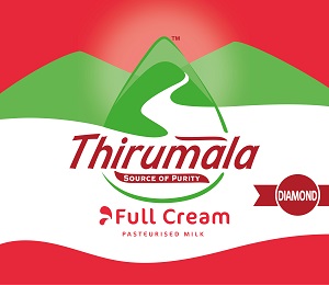 Thirumala - Source Of Purity - Full Cream - Pasteurised Milk - Diamond Device mark 3783893 Trademark