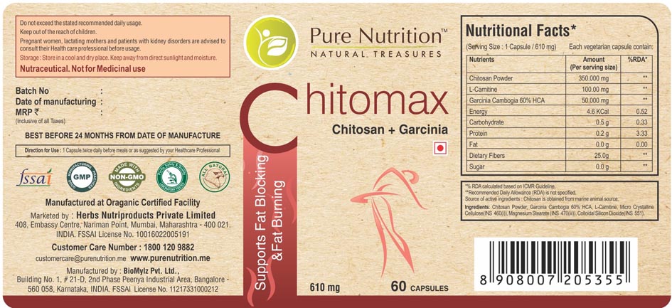 Pure Nutrition Chitomax With Device Device mark 3767049 Trademark