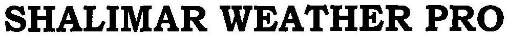 Shalimar Weather Pro Device mark 2943172 Trademark