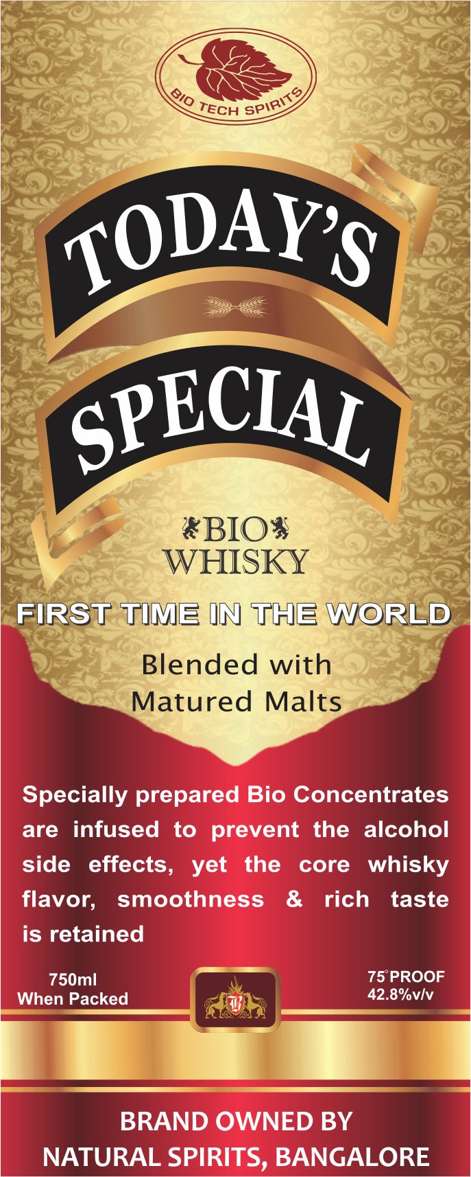 Today's Special Bio Whisky Device mark 2935119 Trademark